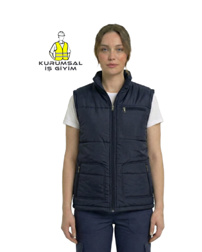 anorak şişme yelek lacivert