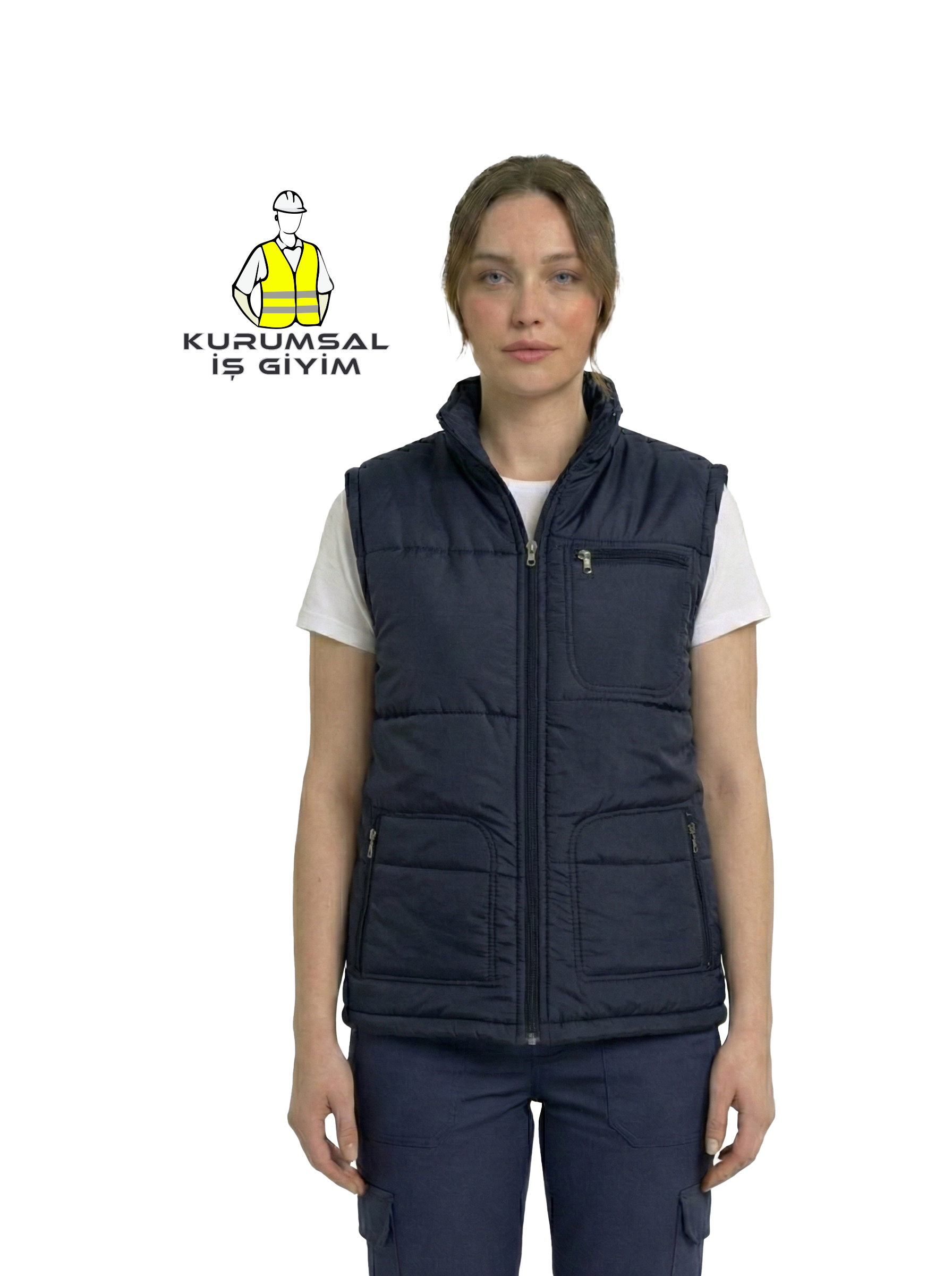 anorak şişme yelek lacivert