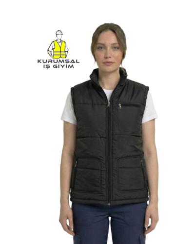 anorak şişme yelek siyah