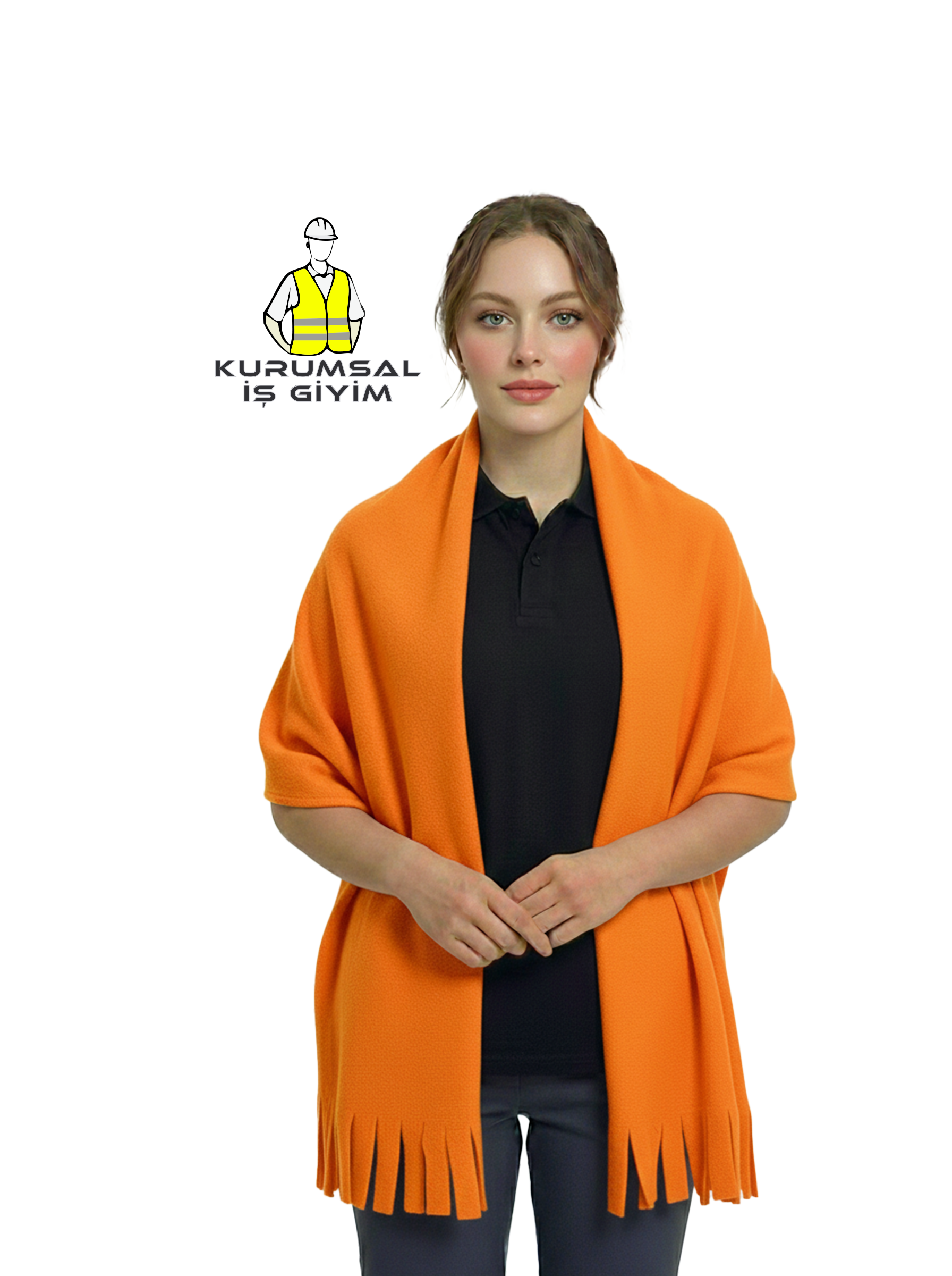 turuncu cafe nakışlı şal turuncu cafe nakışlı şal